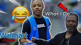 Fake Employee Pranks Strangers In Walmart !
