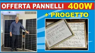 OFFERTA PANNELLI FOTOVOLTAICI E PROGETTO DI INSTALLAZIONE