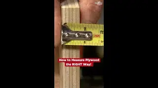 The RIGHT Way to Measure Plywood!