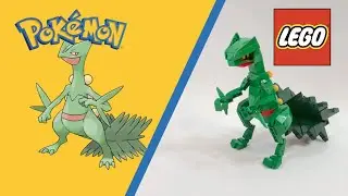 I built Sceptile out of LEGO!