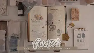 344 STATIONERY FAVORITES; May favorites, PET tape, stamps, troublemaker ink, washi storage