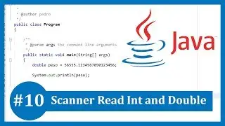 Learn Java Tutorial #10 - Scanner Read Int and Double