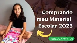 Comprando meu material escolar 2025