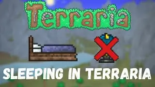 How Sleeping lets you Accelerate Time in Terraria WITHOUT the Enchanted Sundial!