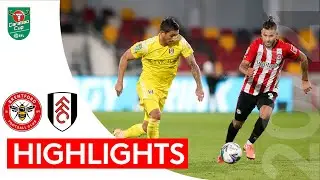 2020/21 Highlights: Brentford 3-0 Fulham | Fulham exit the Carabao Cup