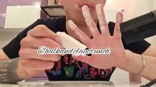 ASMR | Mukbang  | chalk bar crunch  | only bites crunch chalk eating
