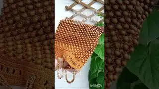 сумочка с бусинами #вязаниекрючком #bag