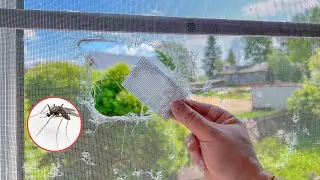 🔥This is 100% the best way to upgrade your window mosquito net. Don't throw away your window screens