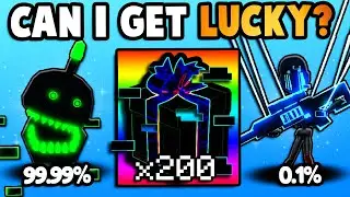 I Opened 200 GLITCHED PRESENTS and GOT___? (Five Nights TD)