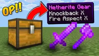 Minecraft, But Chest Gives UNLIMITED OP Items.....