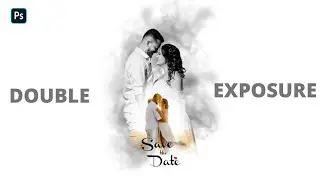 Pre wedding Photo Dual Exposure Editing in photoshop 2023