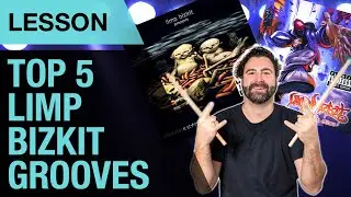 Top 5 Limp Bizkit Drum Grooves | John Otto | Lesson