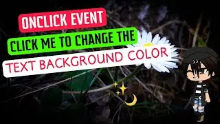 ONCLICK EVENT - CLICK TO CHANGE THE TEXT BACKGROUND COLOR JAVASCRIPT CODICGYAN 