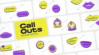 Bright Call-Outs (After Effects Template)