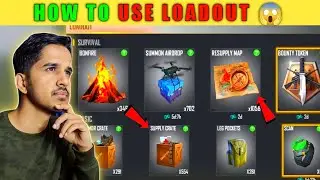 Loadout Kaise Use Kare Free Fire || How To Use Loadout In Free Fire | Bonfire Supply Crate Scan