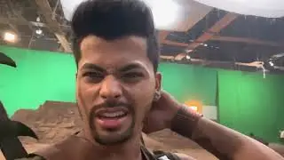 Siddharth Nigam got hurt while shooting🤕 | Hero gayab mode on | Action | behind the￼ scenes