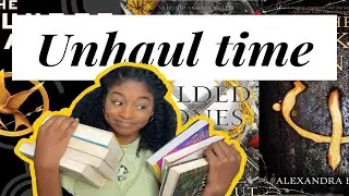 i'm moving!! let's unhaul some books📚🚮