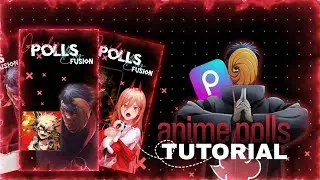 how to edit anime polls in PicsArt (easy tutorial)