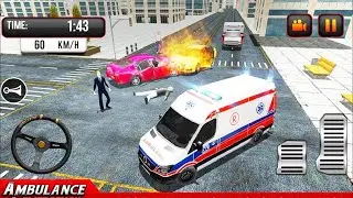 911 Ambulance City Rescue Emergency Driving Game Android Gameplay