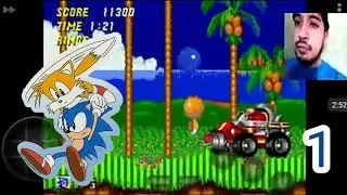 Jugando Sonic el erizo 2 primera parte (sonic the hedgehog) Esmerald hill zone