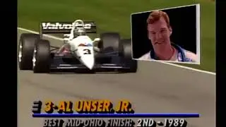 Indycar Series - 1992 Mid-Ohio Race Highlights - CART World Series