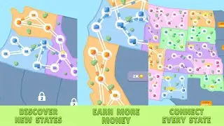 State Connect: Traffic Control Level 48-51 (Android Gameplay)