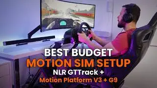 BEST Budget Motion Sim Setup 🏎️ Realistic Racing! | NLR GTTrack + Motion Platform V3 + Odyssey G9