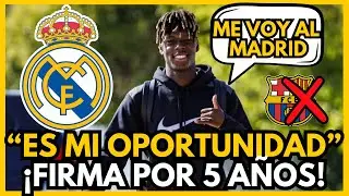 💥EL MADRID FICHA A NICO WILLIAMS / EL SUSTITUTO DE VINI JR. / NOTICIAS DEL REAL MADRID HOY