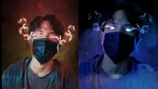 PicsArt | Eye Glow Smoke Effect | Esiest Way