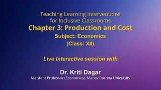 Live Interaction on PMeVIDYA : Teaching Learning Interventions for Inclusive Classrooms