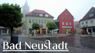 Walking in Bad Neustadt an der Saale - Franconia, Germany | 4K