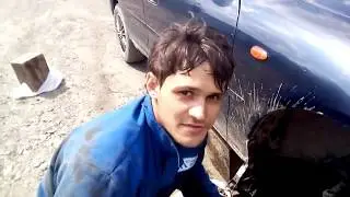 Mitsubishi Galant.  Замена переднего ступичного подшипника