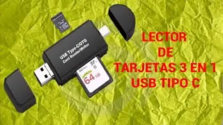 ♍️LECTOR DE TARJETAS USB TIPO C