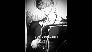 A CLASS RANK 39🗿💀#onepunchman #saitama