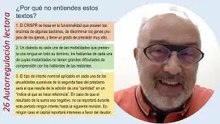 26 Autorregulación lectora
