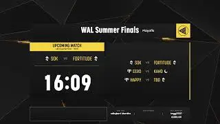 ⚔️ Sok, Forti, eer0, Kaho, Happy 🏆 WAL Summer Finals - Playoffs
