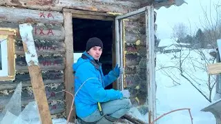 КУПИЛИ ДОМ В ДЕРЕВНЕ! НОЧЬЮ КТО-ТО РАЗБИЛ СТЕКЛЯННУЮ ДВЕРЬ! ГОТОВИМ ДОМАШНЮЮ ШАВЕРМУ НА ГРИЛЕ!