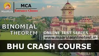 BHU CRASH COURSE 2 BINOMIAL THEOREM | IN HINDI