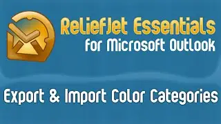 How to Export & Import Outlook Color Categories