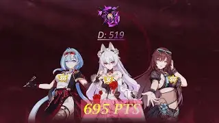 [HI3 SEA] EX Abyss Nirvana Husk Nihilius (Type) D: 519 695 Pts LV CE GD Kiana Elf