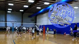 Eastside Volleyball Club - Koehler 13A vs Game Time Gators Set 2 - 2-3-2024