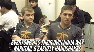 n0tail and Fly handshakes TI8 & TI9