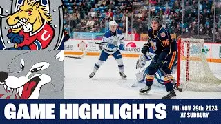 Nov. 29/24 - Barrie Colts at Sudbury Wolves