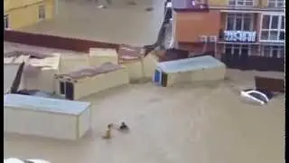 ШОК!!! Сочи затопило!!! 25.06.2015!  Sochi strongest flood in 2015!
