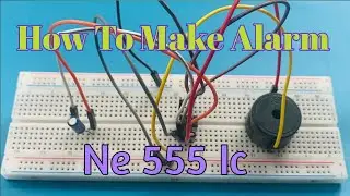 Make a buzzer beep sound using a NE555 timer