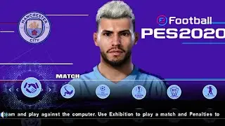 PES 2020 PPSSPP ANDROID IOS PS4 CAMERA OFFLINE WITH LAST TRANSFERS Sergio Agüero