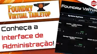 Interface de Administração do Foundry VTT: Configurações, Sistemas e Recuperação de Acesso