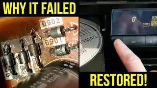 Fixing a Sony CD player - Display not working