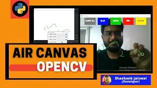 Computer Vision Project | OpenCV Tutorials for beginners  | Air Canvas project
