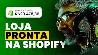 LOJA DE DROPSHIPPING NA SHOPIFY DE GRAÇA E PRONTA EM 5 MINUTOS! ❤️